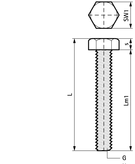 6143925 BIS Болты шестигранные walraven  - Вид №1