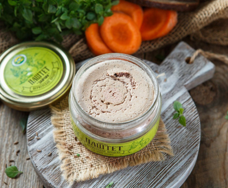 4153 Паштет "Зайчик" из печени кролика Вкусляндия  - Вид №1