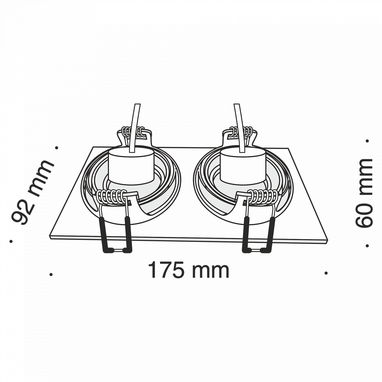 Встраиваемый спот серебряный Technical Atom DL024-02S TECHNICAL DOWNLIGHT 00-3957186 Серебро  - Вид №5