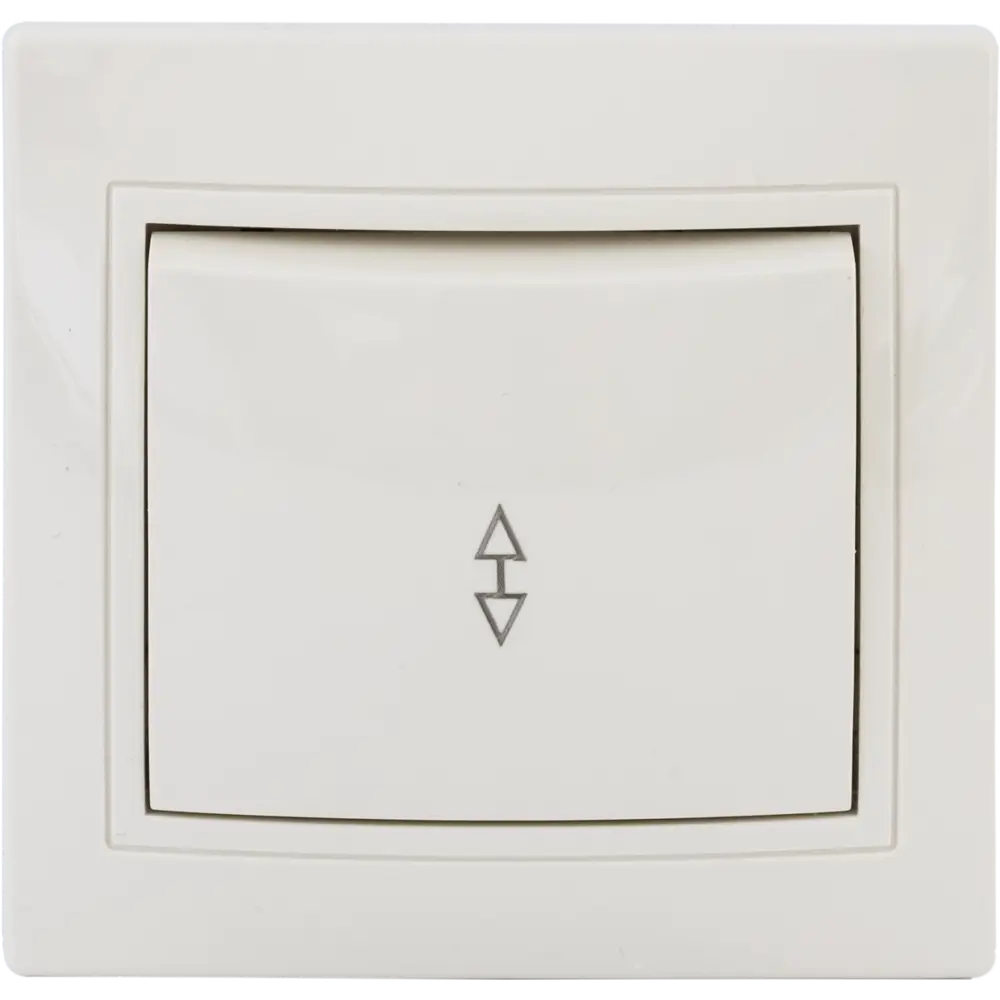 TDM ELECTRIC Выключатель проходной бежевый для скрытого монтажа 85591346 Таймыр STLM-0064431 - Вид №1
