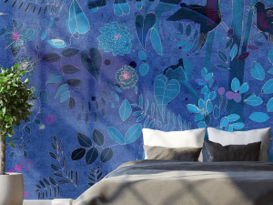 Восточные обои ПВХ бесплатно, экологически чистые, моющиеся