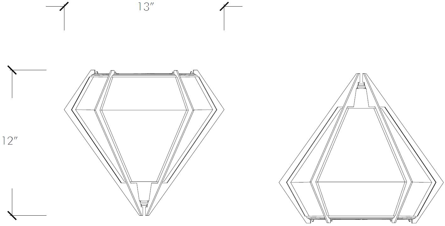 GABRIEL SCOTT Светодиодный настенный светильник из стали и стекла Harlow sun-id-1413456 - Вид №9