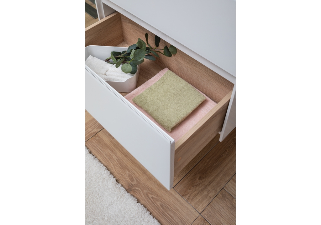 Мебель для ванной Aquanet Гласс 80 белый 00240465 - Вид №11