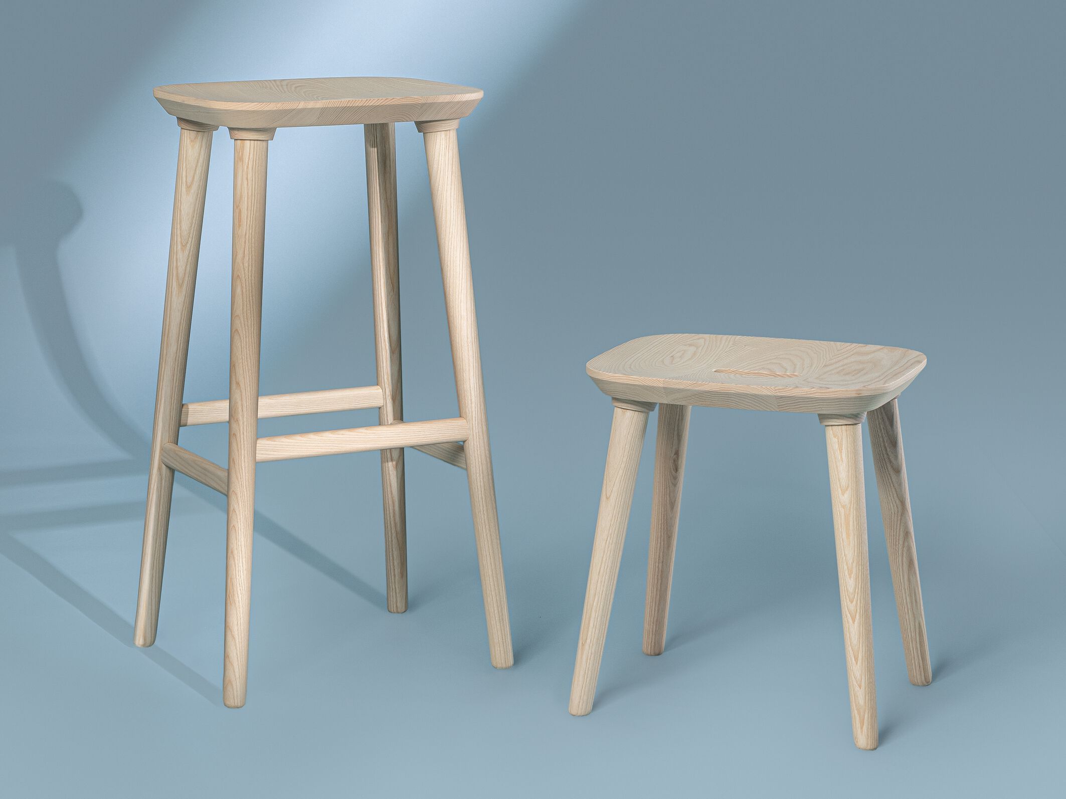 Твердый деревянный низкий стул ZEITRAUM VNA ARCH-00121720 - Вид №6