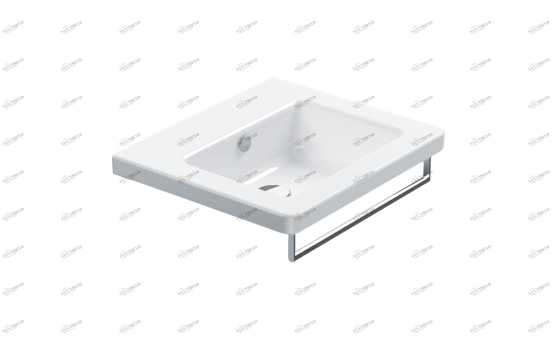 155LI00 Подвесная раковина настенная овальная CERAMICA CATALANO NEW LIGHT белая