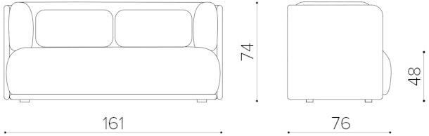 True Design 2-х местный диван Sho sun-id-1447292 - Вид №2