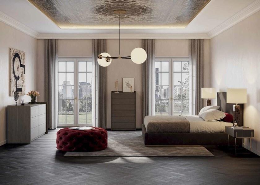 Laskasas Кровать из мягкой ткани с высоким изголовьем Marlon Lk1133  - Вид №5