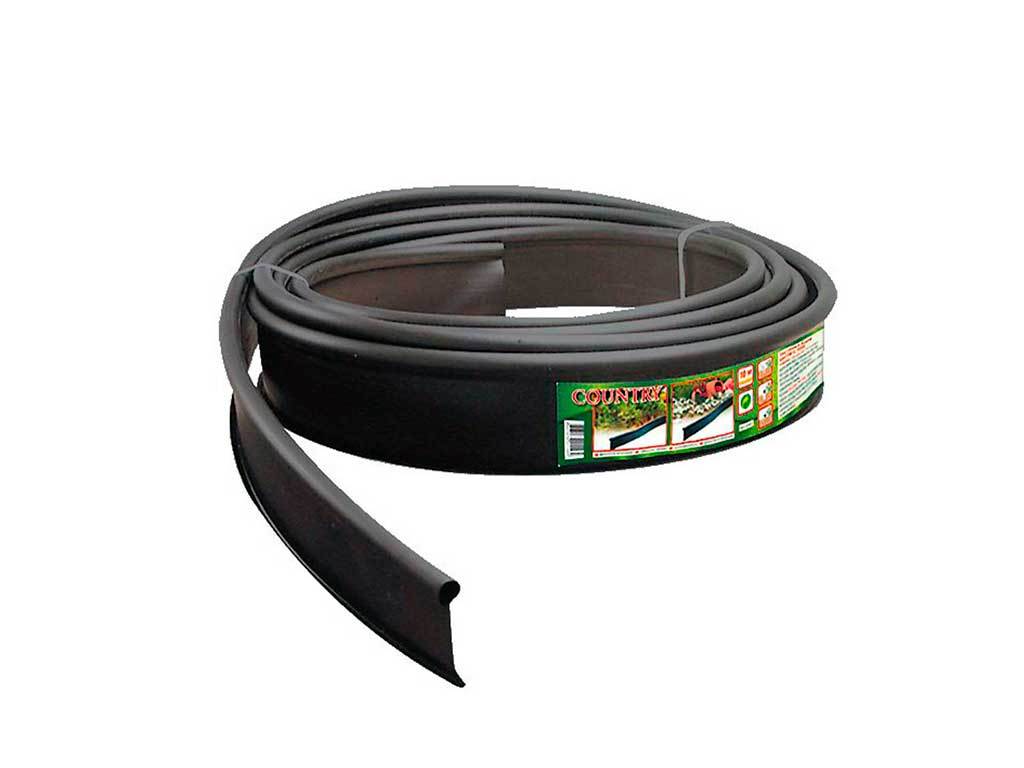 Садовый бордюр "Кантри", черный ГеоПластБорд GPBST-31