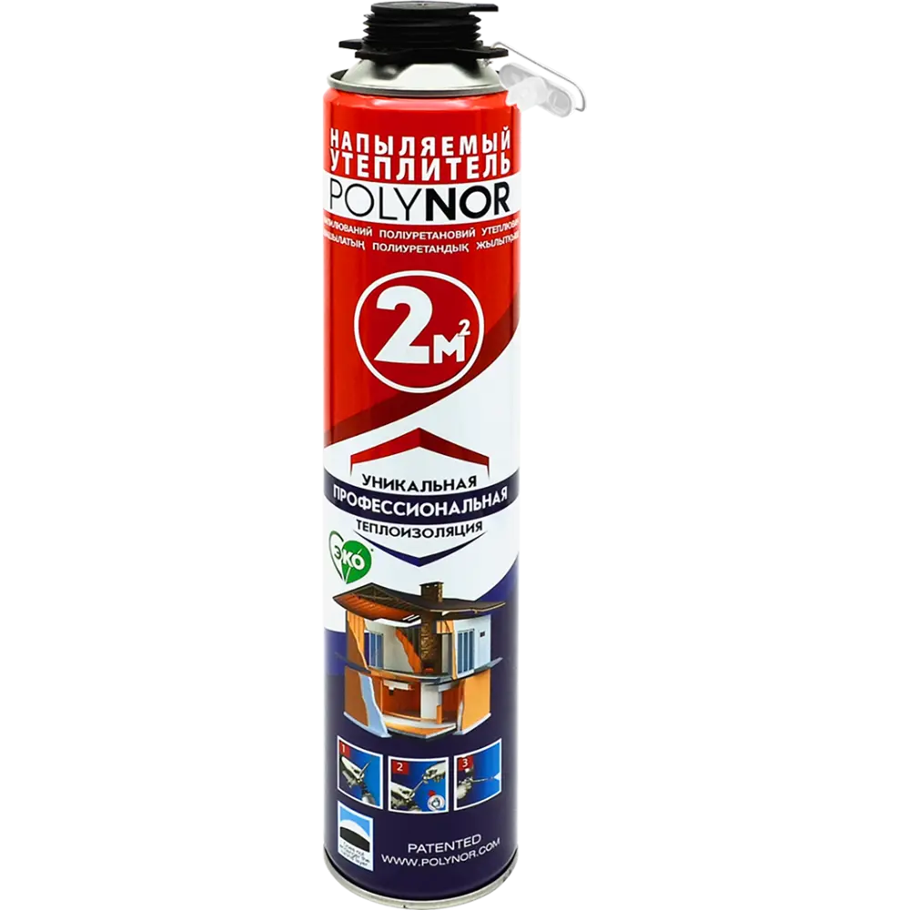 POLYNOR - Напыляемый полиуретановый утеплитель для профессиональной изоляции 16225298 STLM-0006675