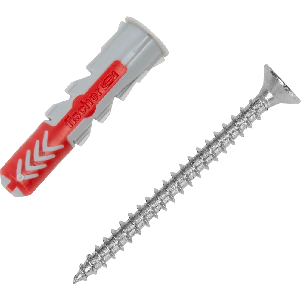 Дюбель с нержавеющим шурупом Duopower 8x40 мм, 2 шт. 82957245 STLM-2201854 FISCHER  - Вид №3