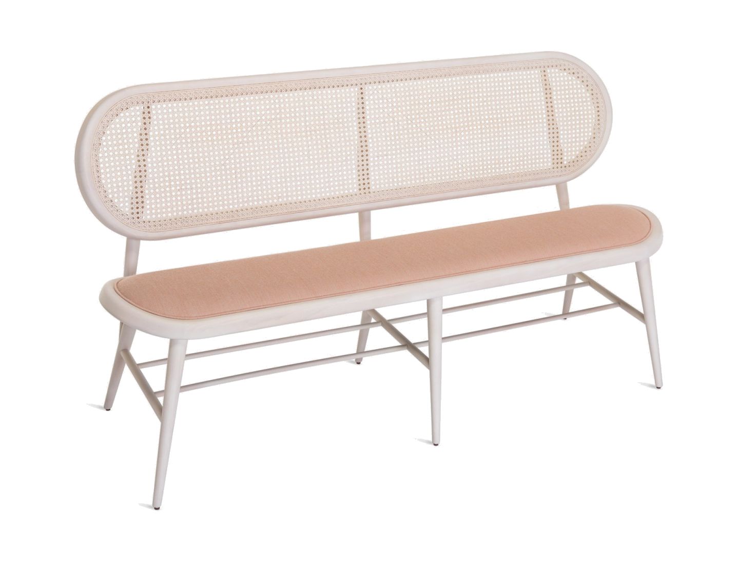 Скамейка из бука со спинкой Vergés Bernardes ARCH-00112179