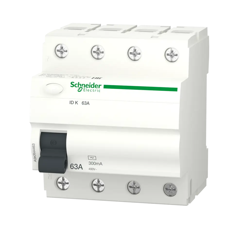 УЗО Systeme Electric Acti9 4P 63 A 300 мА 4.5 кА AC A9KR44463 82850940 STLM-2001760 