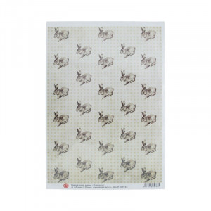 014766 Декупажная карта 21 x 29.7 см СК "Кролики" Чип-Арт