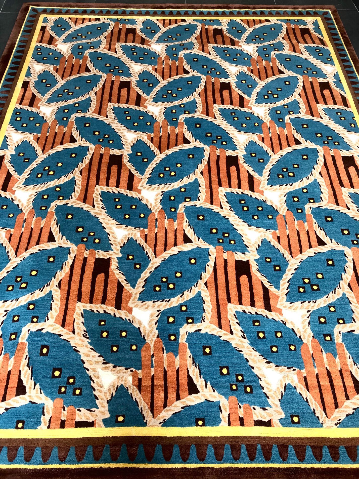 Шелковый прямоугольный ковер ручной работы Tapis Rouge Archive ARCH-00083246 - Вид №4