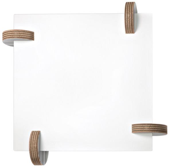 Staygreen Журнальный столик из крафт-бумаги на колесиках sun-id-1402576 - Вид №5