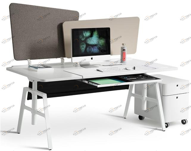 Wiesner-Hager Рабочий стол прямоугольный с ящиками Etio sun-id-1438431