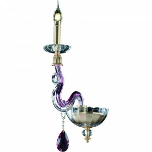 Бра Divinare Carl 5124/14 AP-1 DIVINARE СВЕЧА 078855 Прозрачный;розовый