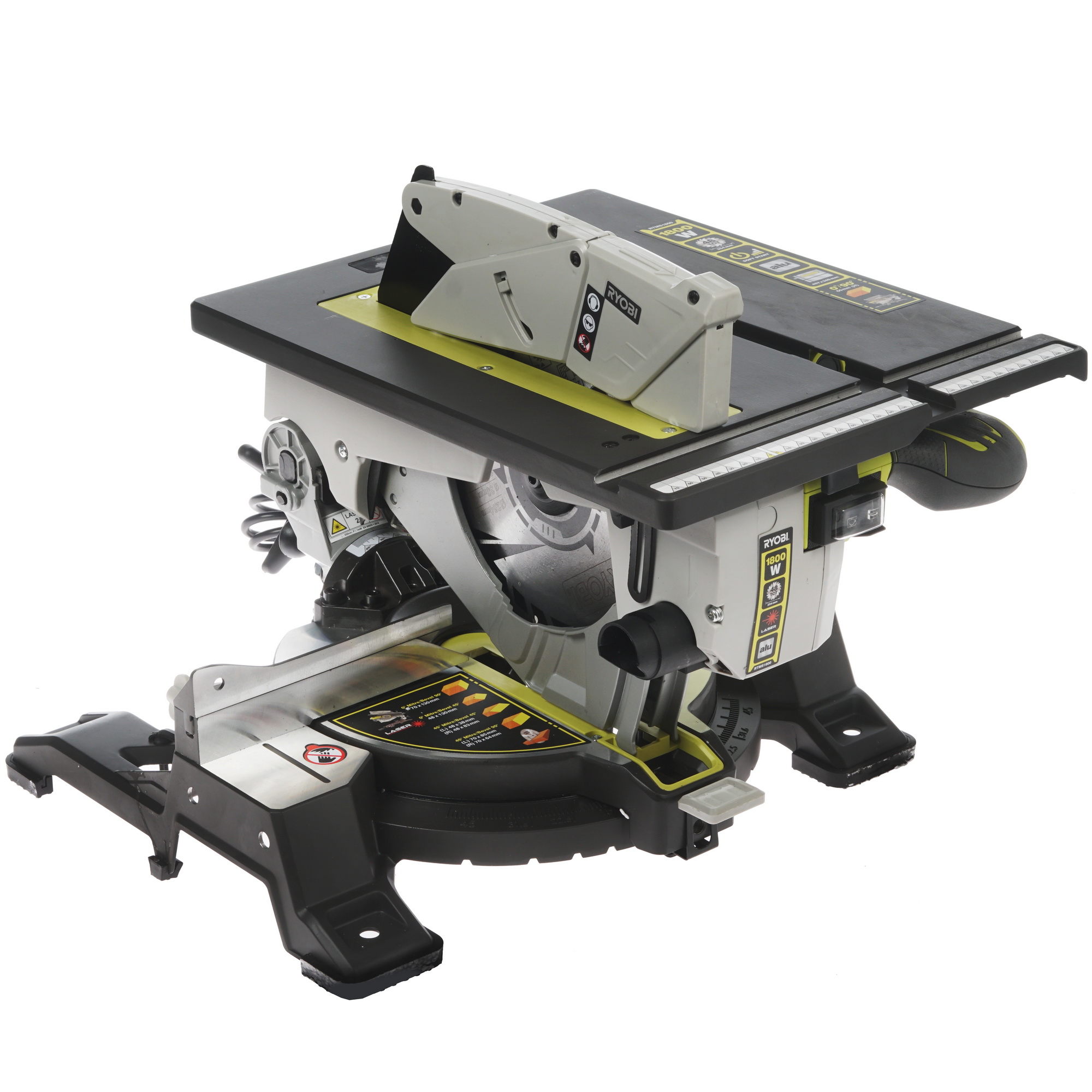 Торцовочная пила комбинированная Ryobi RTMS1800-G 5481102 STDN-0093893 - Вид №1