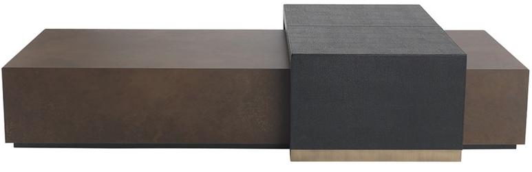 Gianfranco Ferré Home Прямоугольный журнальный столик из кожи Kay sun-id-1420551 - Вид №1