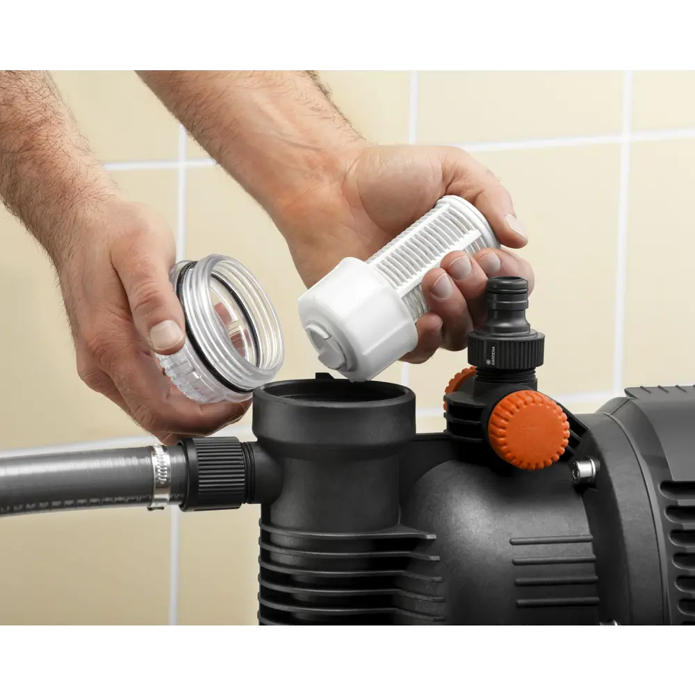 Насосная станция Gardena Eco Inox 230 В 1200 Вт 1.5 м 24 л 5000 л/ч STLM-2132360 - Вид №7