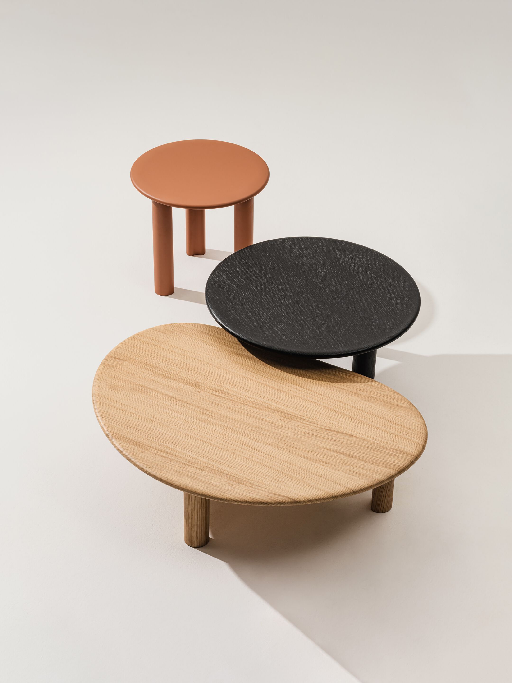 Низкий овальный журнальный столик из МДФ Arper Ghia ARCH-00049168 - Вид №5