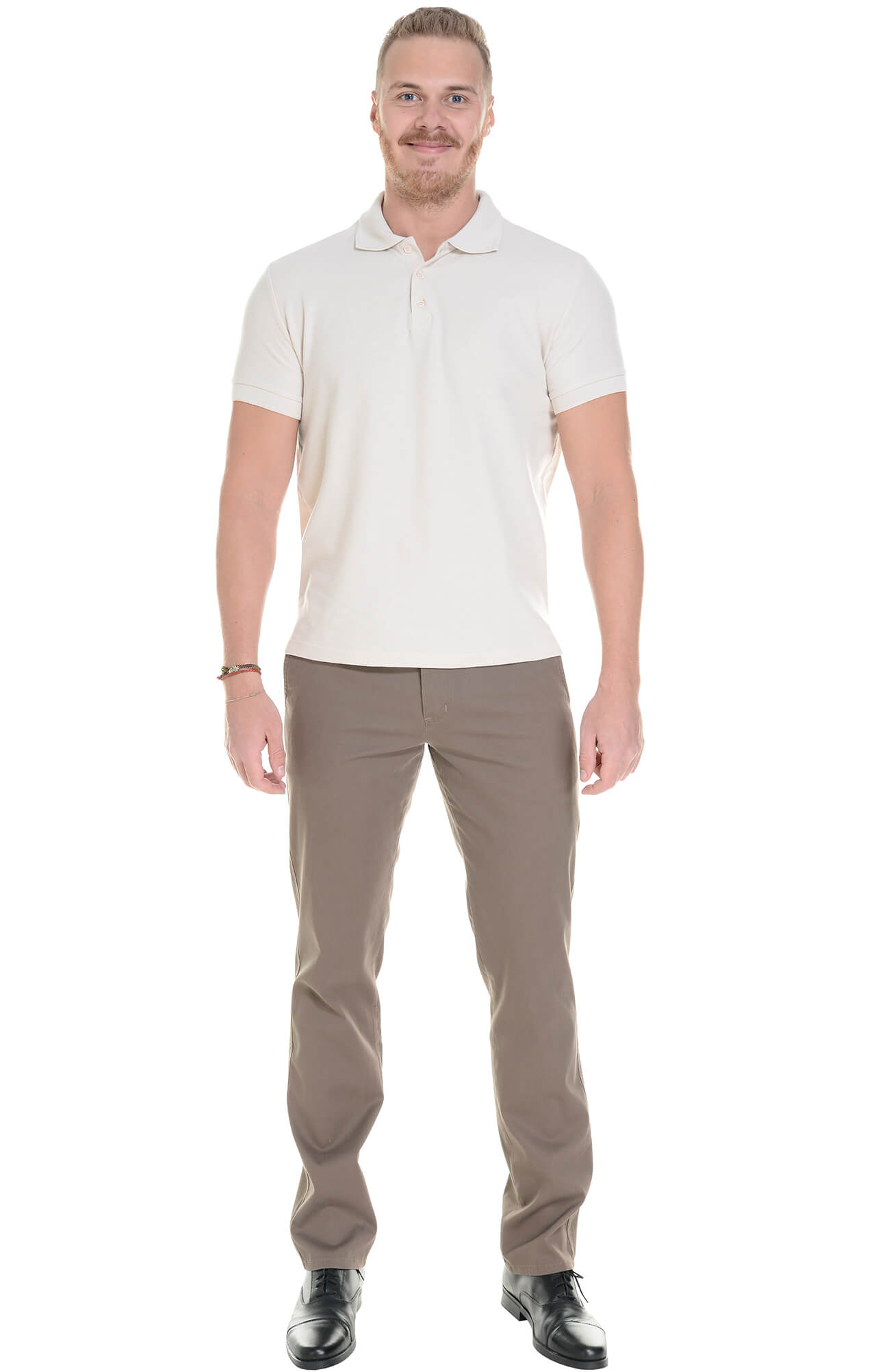 68242 Брюки  мужские chocolate (коричневые) El-Risto  Одежда для официантов  размер 46/170-176  - Вид №2