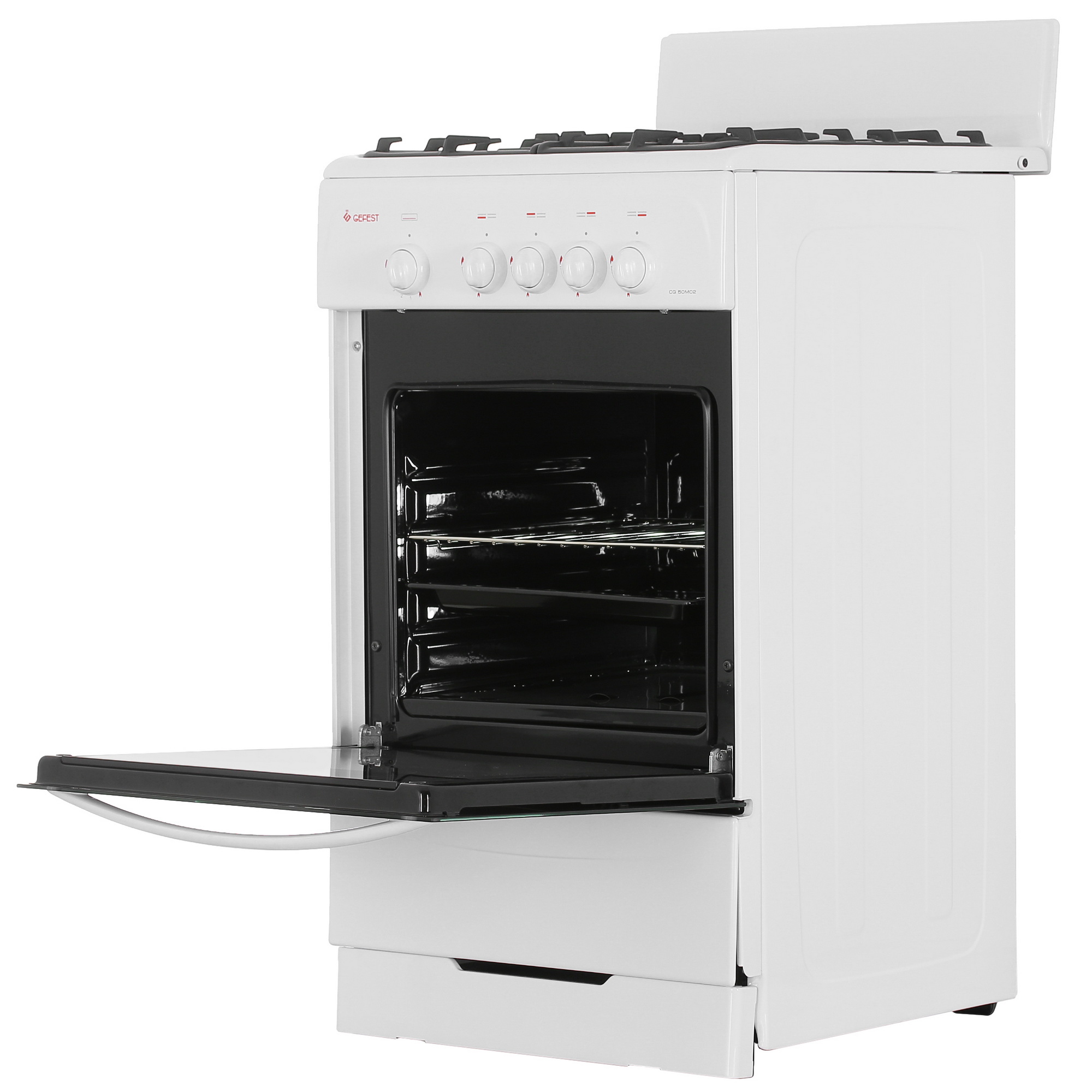 9915183 Газовая плита Gefest CG 50М02 К73 белый STDN-0058175 - Вид №4