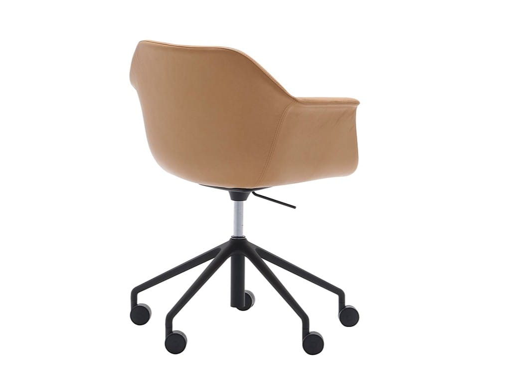 5-спицевое вращающееся офисное кресло с колесами Andreu World ARCH-00042542 - Вид №2