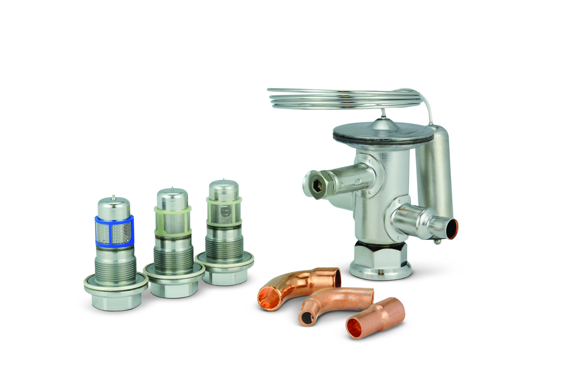 Danfoss TUA/TUAE — Клапаны терморегулирующие со сменными клапанными узлами TUAE Корпус клапана с элементом термоста 068U2939  - Вид №2