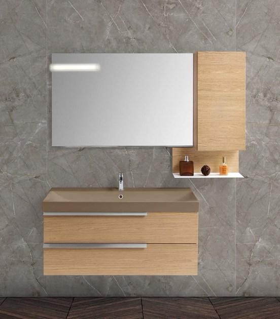 Mobiltesino Тумба под умывальник из фанерованной древесины с ящиками Fly sun-id-1501598 - Вид №2