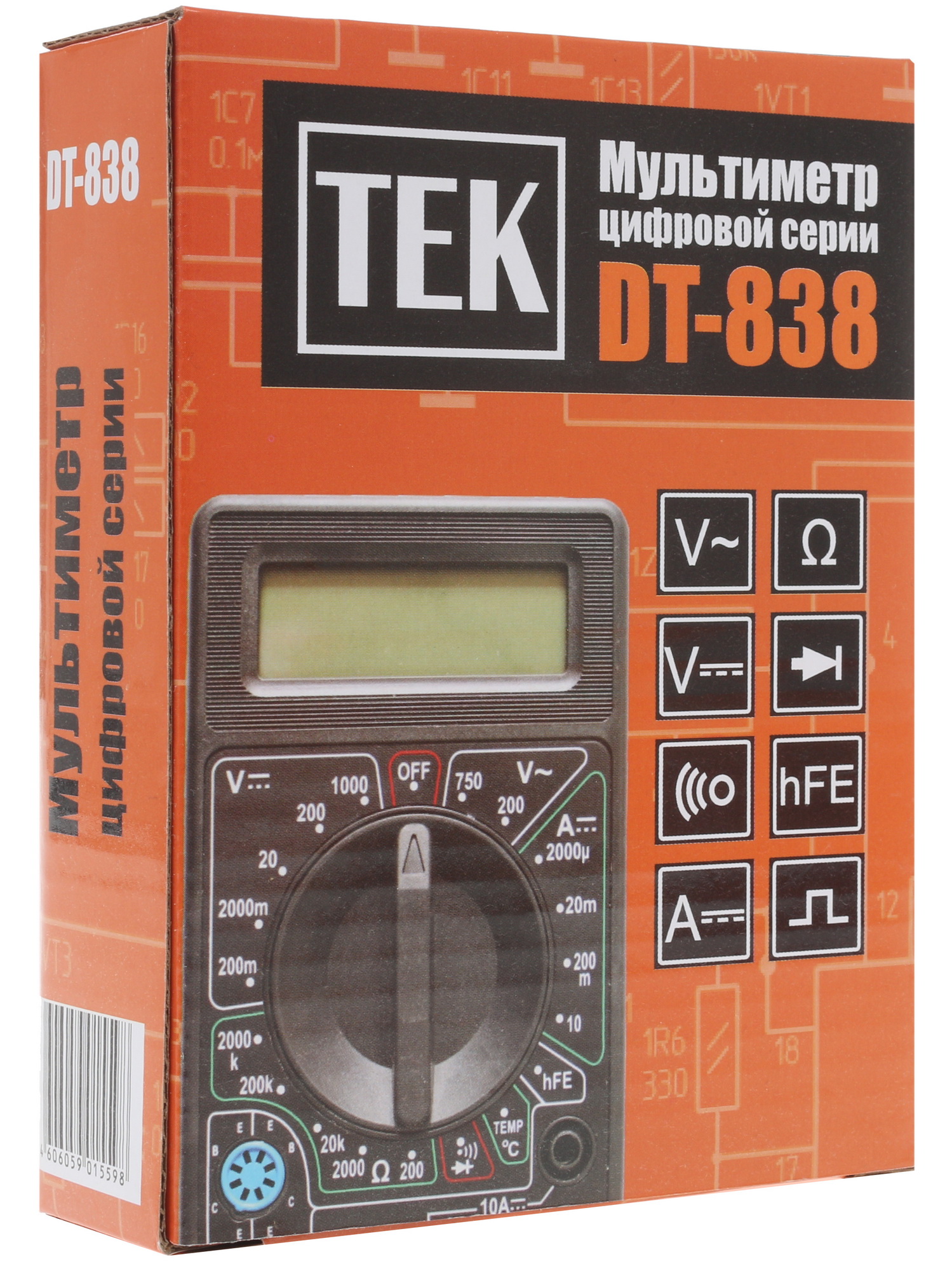 Мультиметр TEK DT 838 1118132 STDN-0062477 - Вид №7