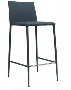 ONDARRETA Высокий табурет из ткани со спинкой Moka