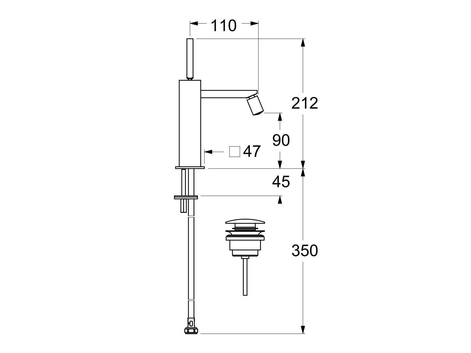 Настенный смеситель для биде с одной ручкой GUGLIELMI RUBINETTERIE G&amp ARCH-00141487 - Вид №2