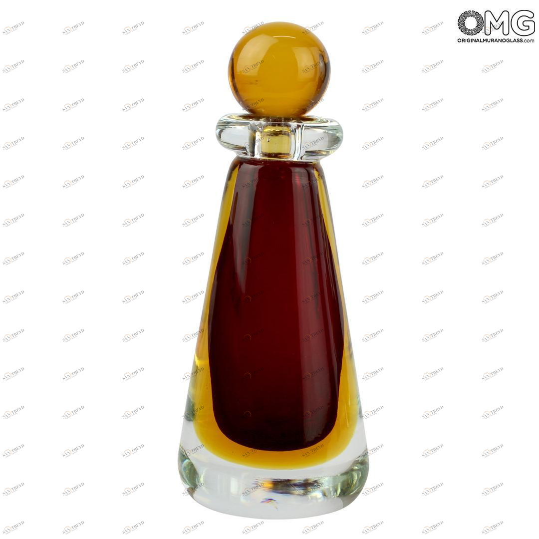 3859 ORIGINALMURANOGLASS Флакон Клюква - соммерсо - муранское стекло OMG 6 см 