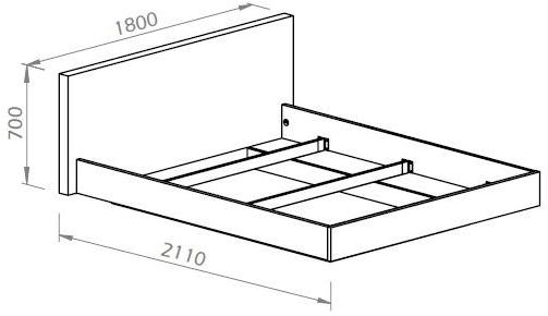 TemaHome Подвесная двуспальная кровать из орехового дерева Float sun-id-1451831 - Вид №12