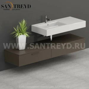 T19052CS2 Столешницы для использования в сочетании с тумбами и открытыми тумбами 190 см коричневая Globo ARREDO WOOD Италия