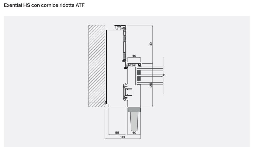 Раздвижные окна из дерева и алюминия minimal Impronta EXENTIAL ARCH-00122343 - Вид №9