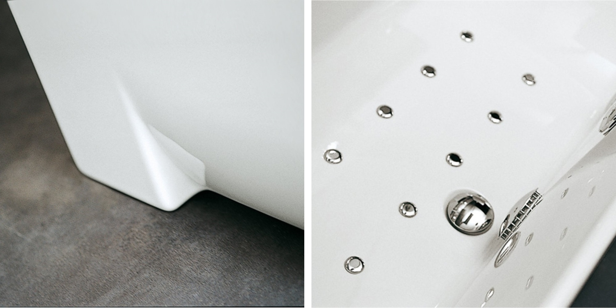 Ванна угловая с гидромассажем Kali 170 см Karolitalia BLUBLEUKALIBLUTWO170 - Вид №1