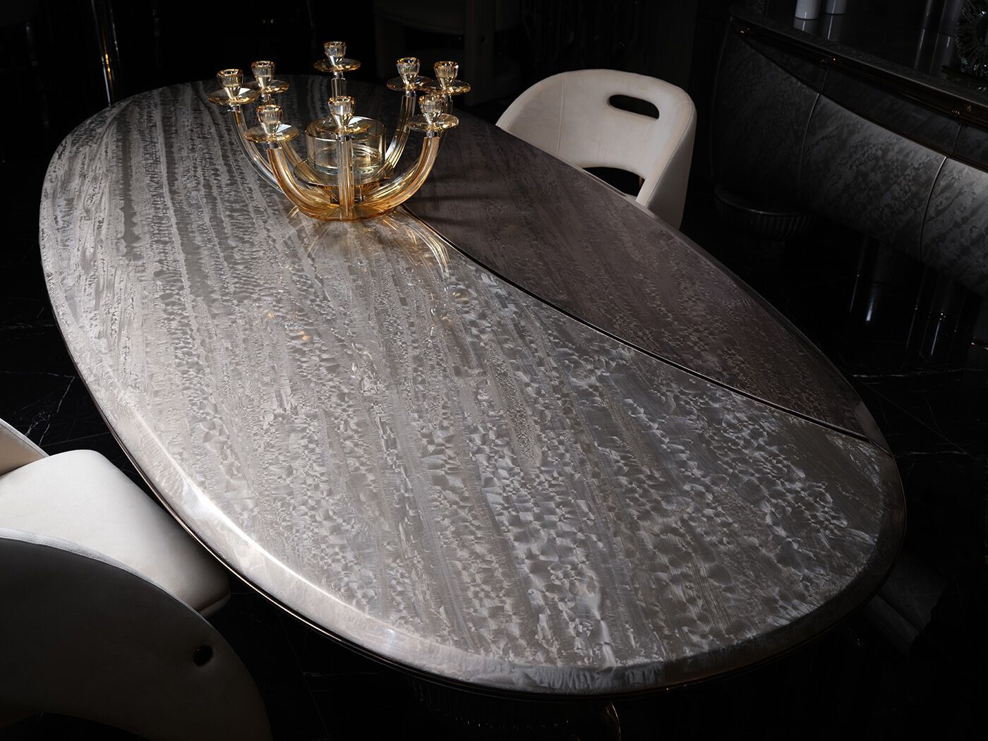 Овальный обеденный стол Zebrano Phaselis ARCH-00115182 - Вид №4