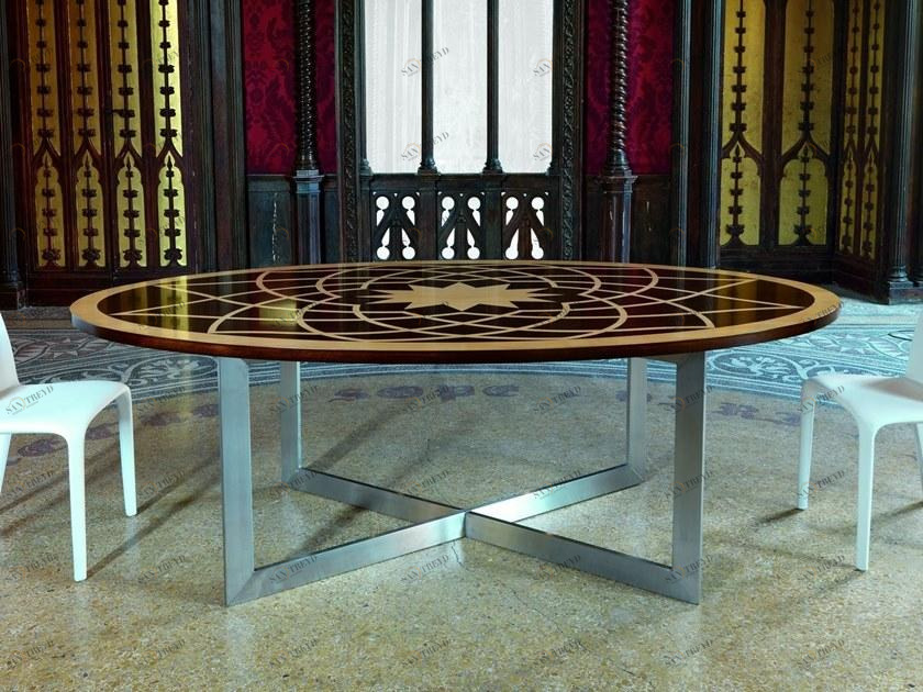 Arnaboldi Interiors Круглый деревянный стол sun-id-1466524