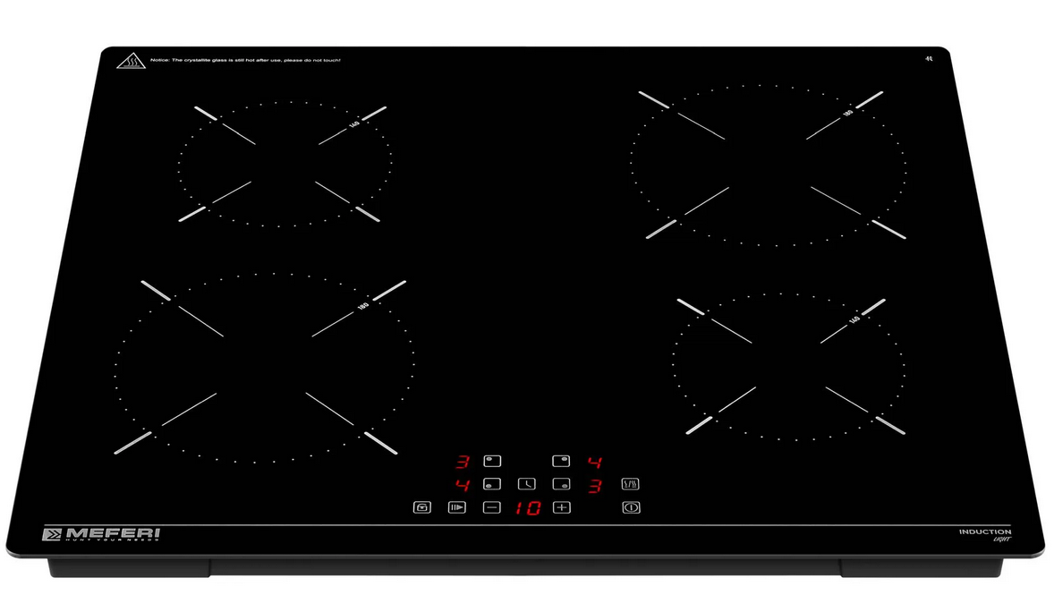 9168770 Индукционная варочная поверхность Meferi MIH604BK LIGHT STDN-0135033 - Вид №2