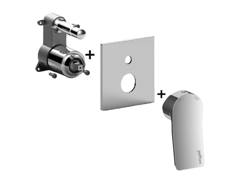 Встраиваемый смеситель для душа с пластиной RUBINETTERIA PAFFONI Tilt ARCH-00101888
