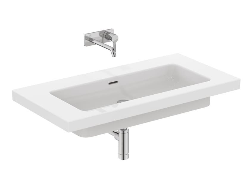 Прямоугольная керамическая раковина с переливом Ideal Standard Экстра ARCH-00126824