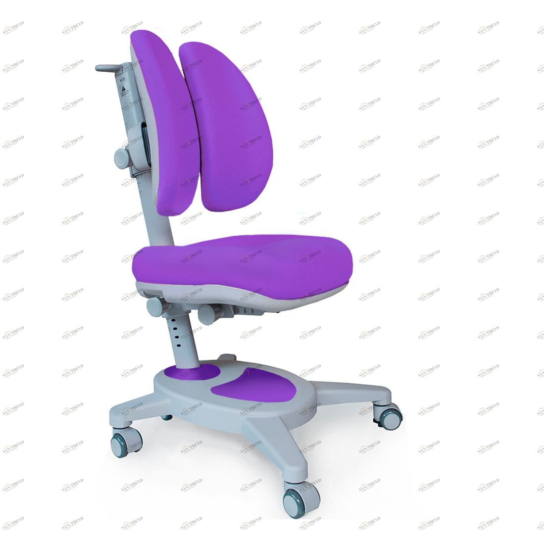 Кресло детское на колесиках фиолетовое Onyx Duo MEALUX  00-3947299 Фиолетовый Santreyd 