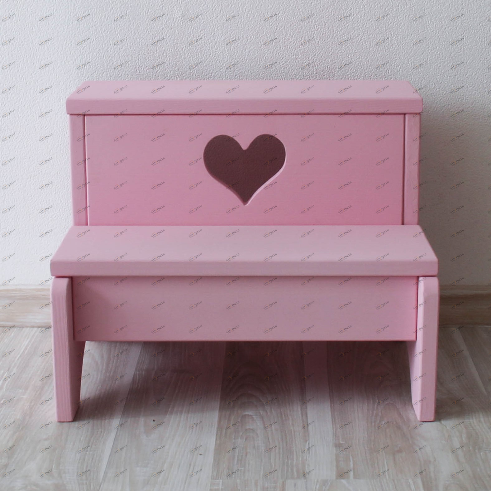 Табурет-лестница детский розовый VAMVIGVAM  282236 Розовый Santreyd 