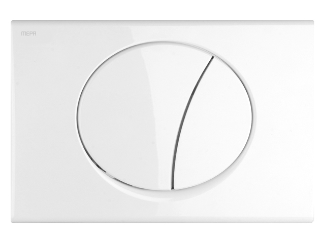 421660 MEPA  Смыв унитаза Кнопка смыва MEPAsun, технология двойного смыва белый 