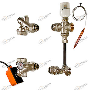 VT.DUAL.0.130 Насосно-смесительный узел для теплого пола VALTEC DUALMIX Valtec 130 мм 