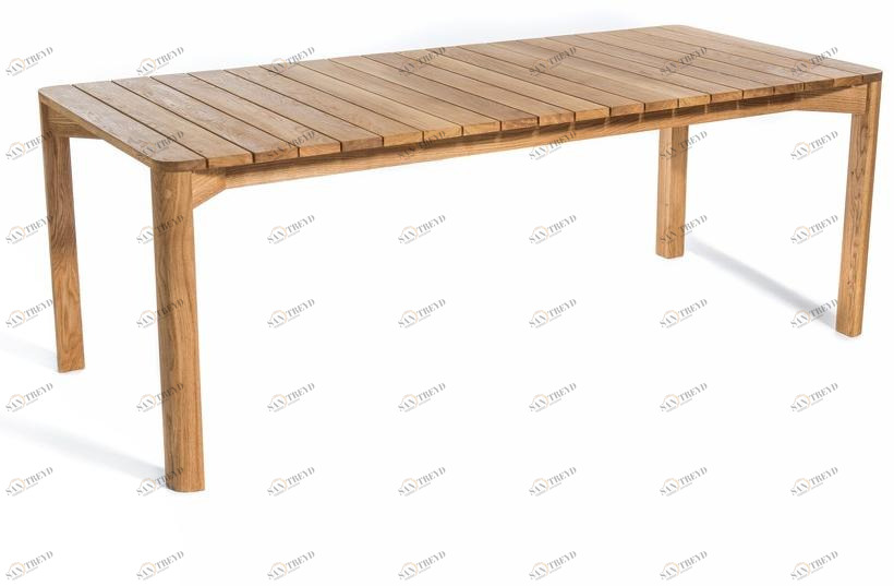 Skargaarden Прямоугольный садовый стол из тика Korsö sun-id-1506200