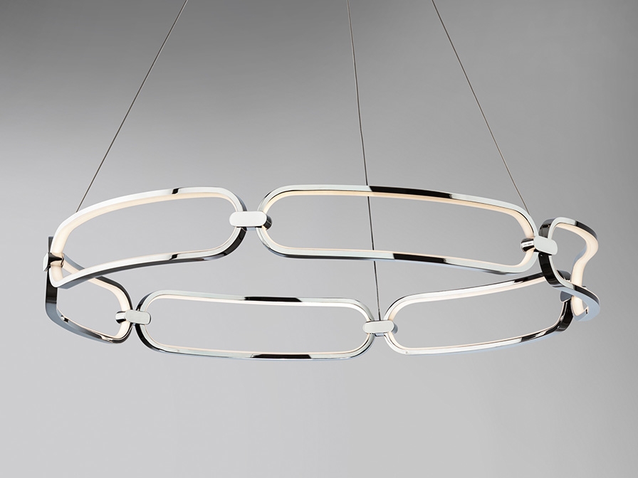 109037 Подвесной светильник Ø80 хром DIM Schuller Colette - Вид №1