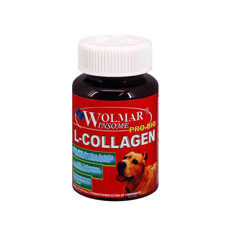 Т0029191 Витамины для собак Winsome Pro Bio Collagen 100таб WOLMAR 